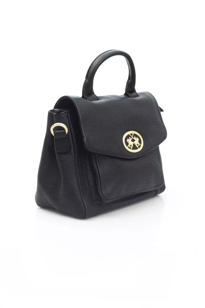 Black COW Leather Crossbody Bag