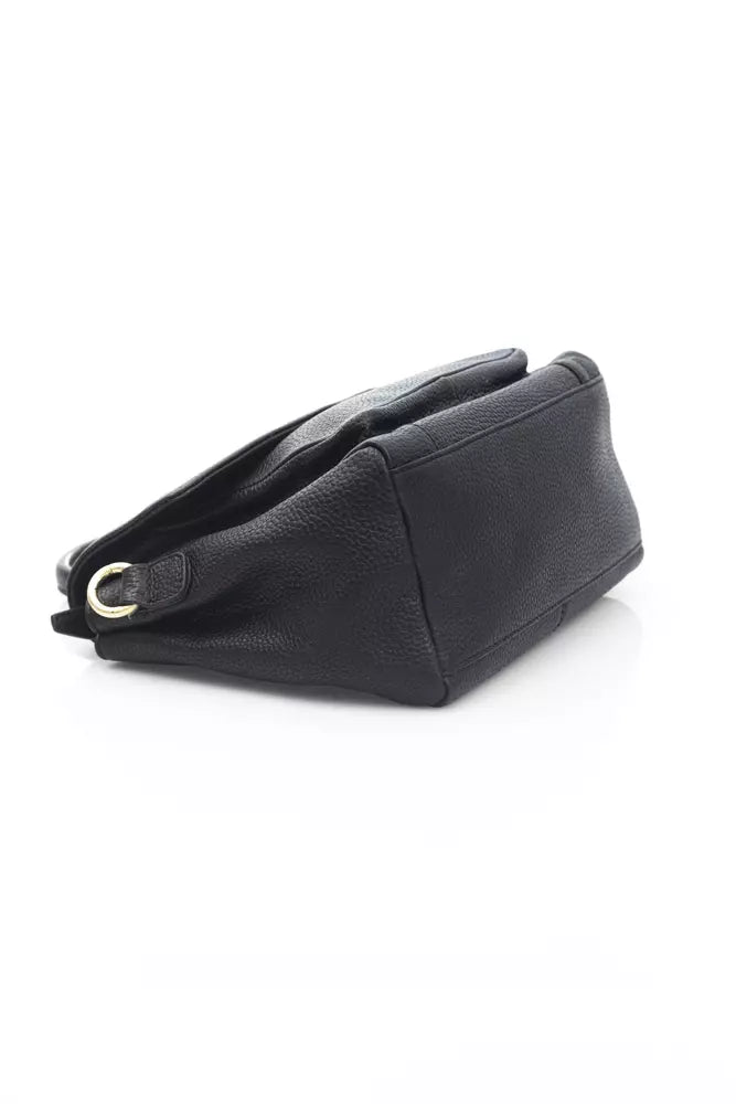 Black COW Leather Crossbody Bag