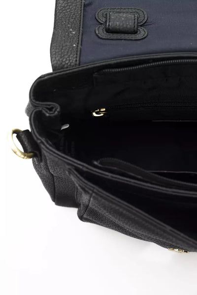 Black COW Leather Crossbody Bag