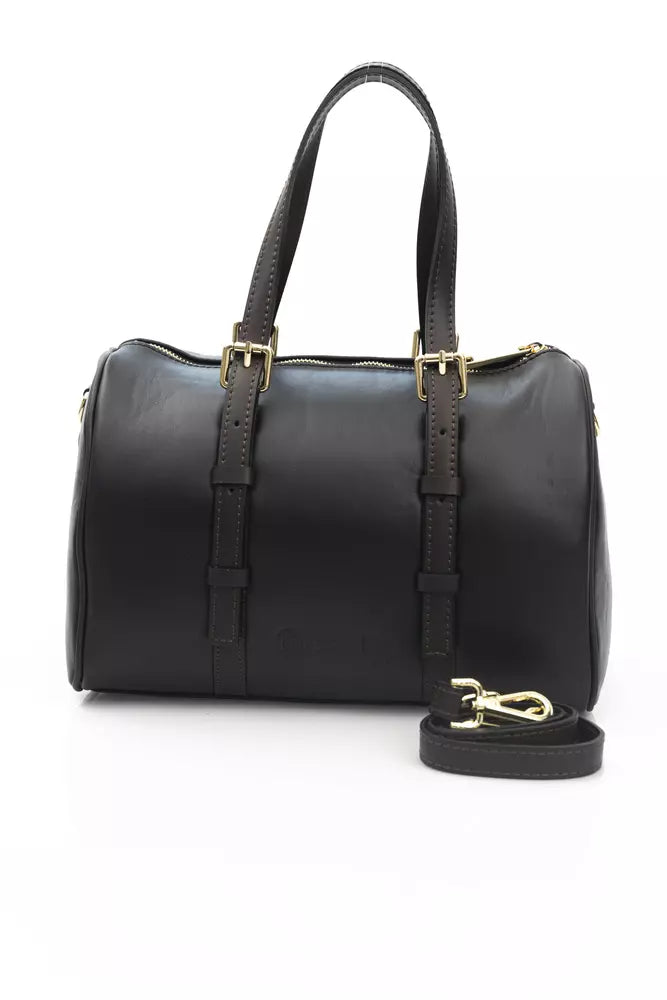 Black CALF Leather Crossbody Bag