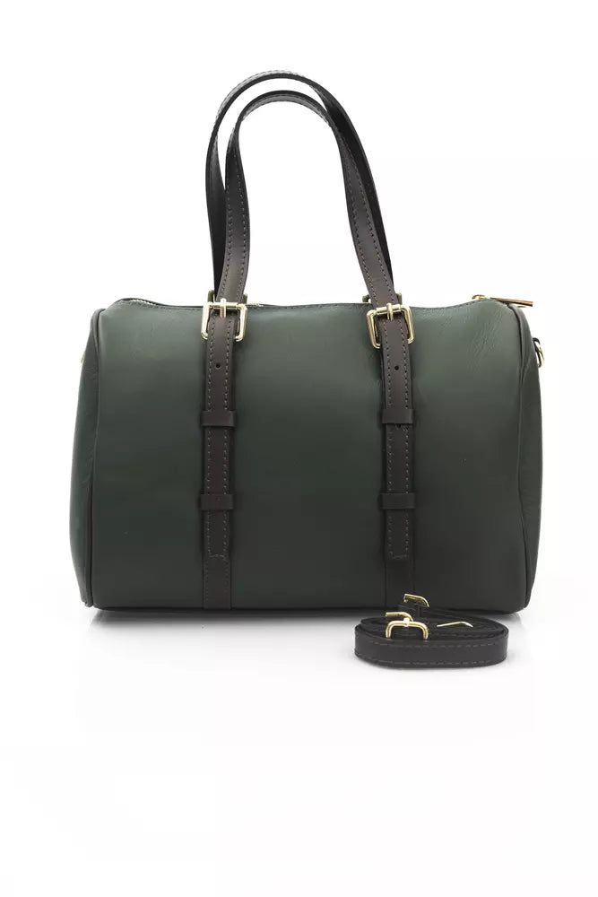 Green CALF Leather Crossbody Bag