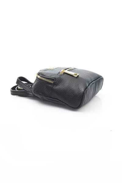 Black CALF Leather Crossbody Bag