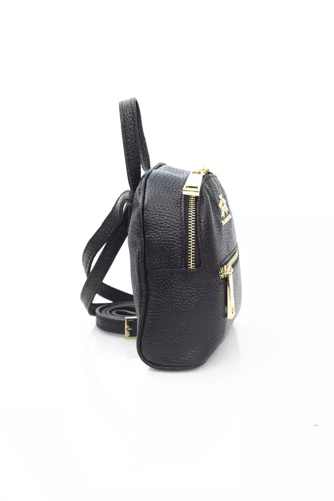 Black CALF Leather Crossbody Bag