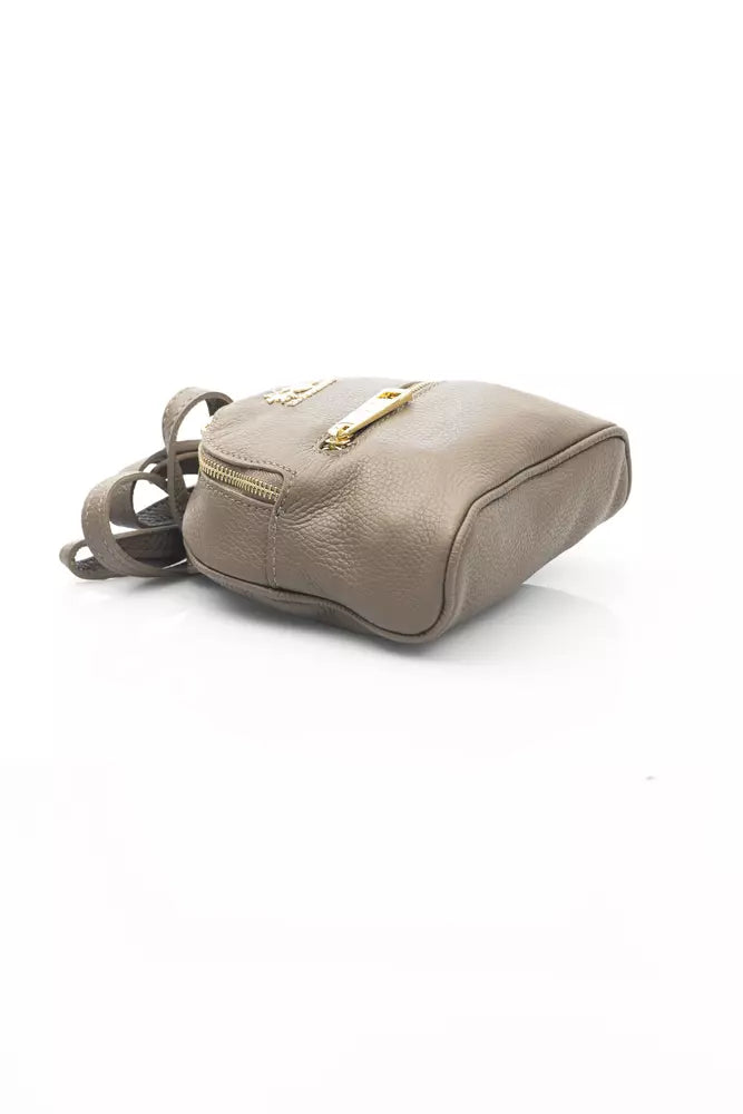 Brown CALF Leather Crossbody Bag