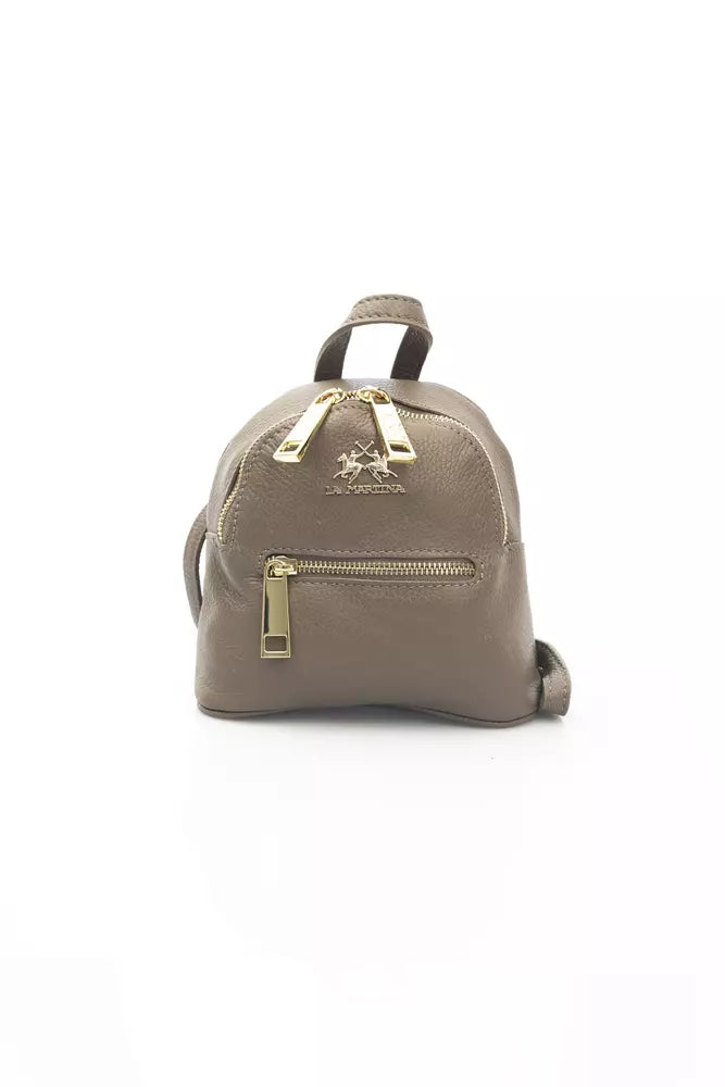 Brown CALF Leather Crossbody Bag