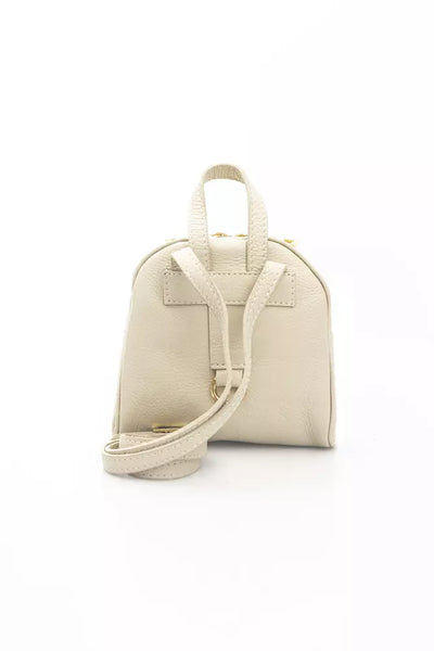 Beige CALF Leather Crossbody Bag