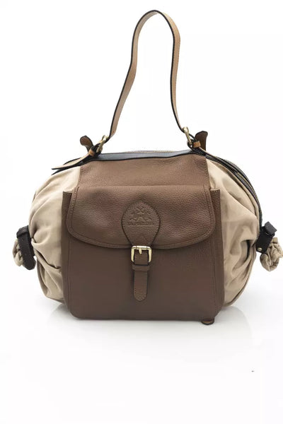 Beige CALF Leather Backpack