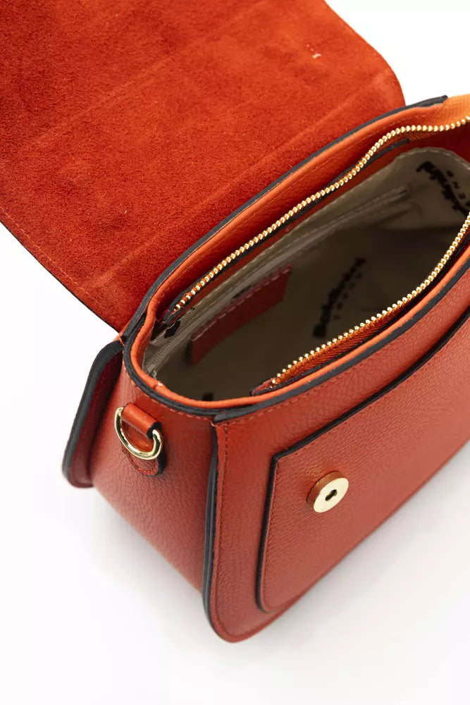 Red COW Leather Handbag