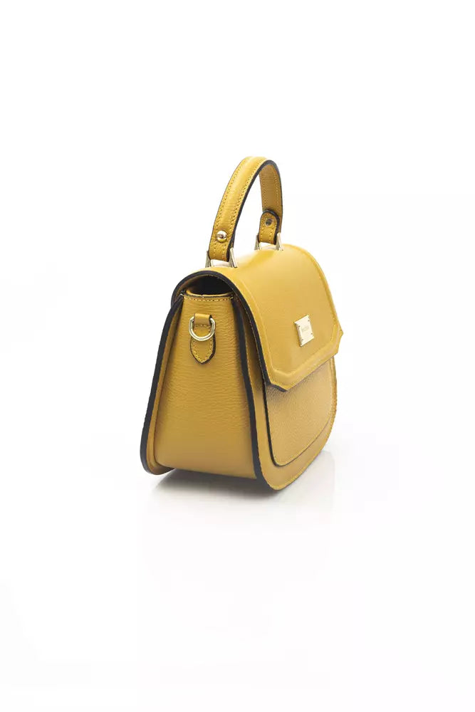 Yellow COW Leather Handbag