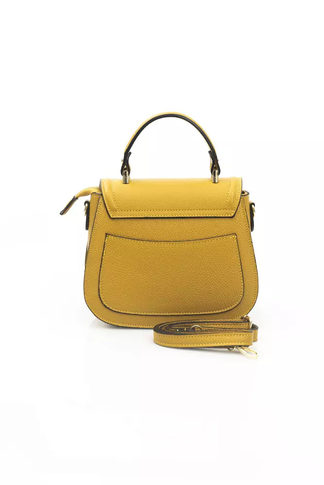 Yellow COW Leather Handbag