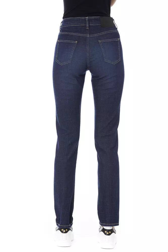 Blue Cotton Jeans & Pant