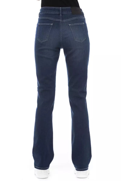 Blue Cotton Jeans & Pant