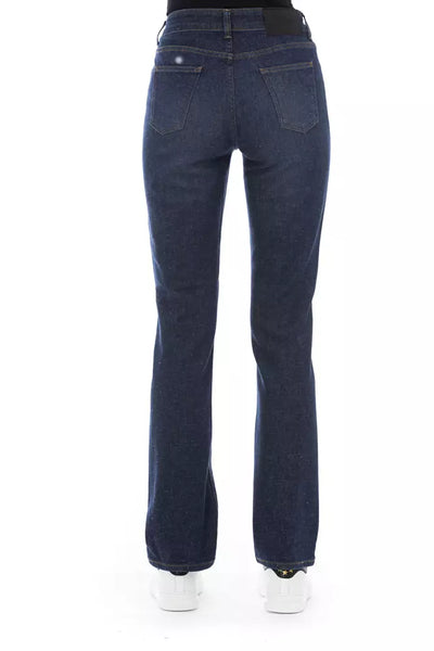 Blue Cotton Jeans & Pant