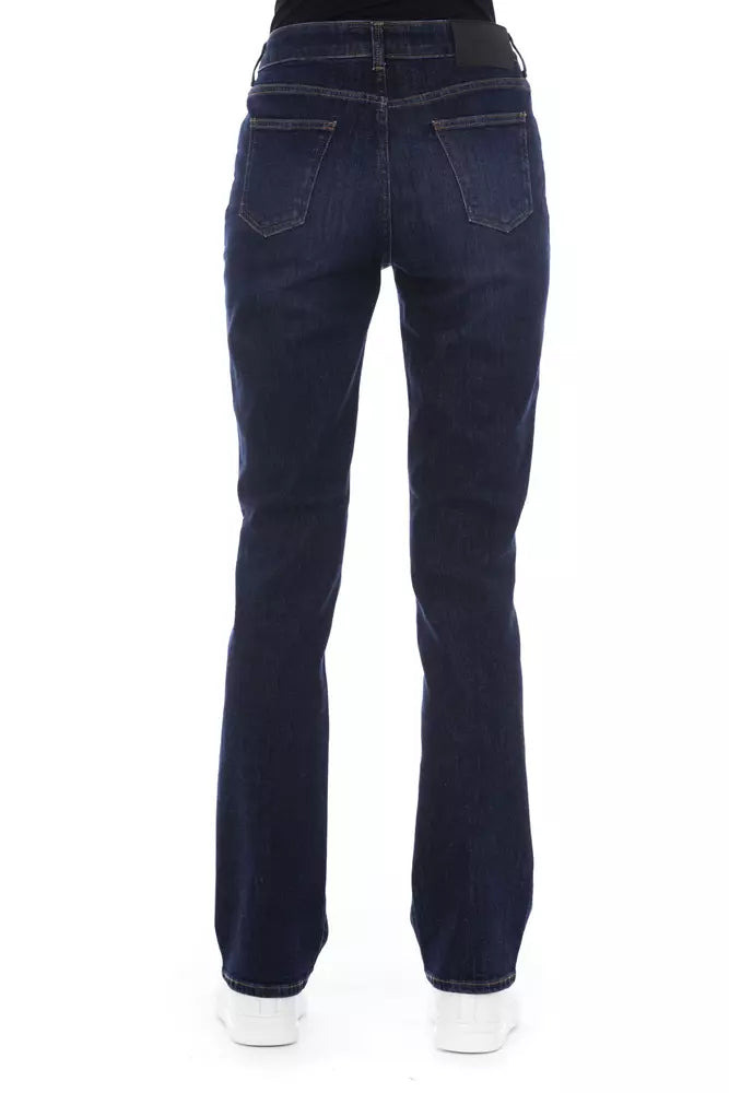 Blue Cotton Jeans & Pant