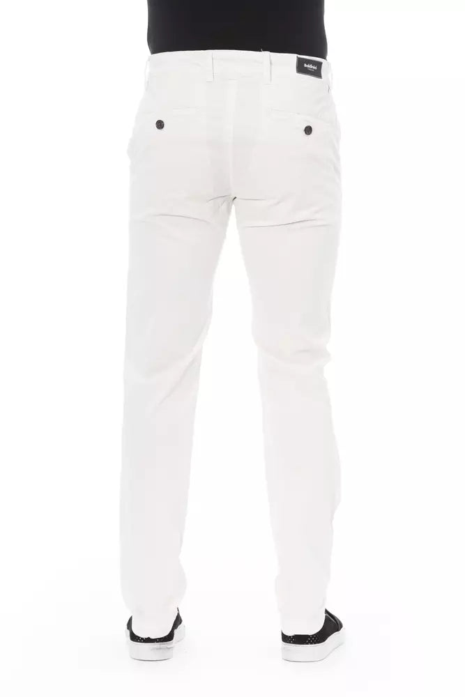 White Cotton Jeans & Pant