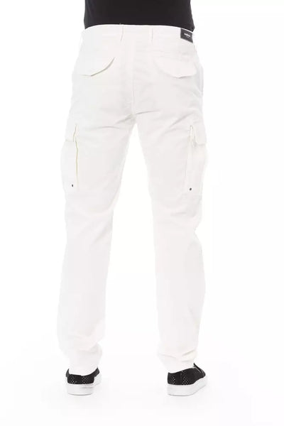 White Cotton Jeans & Pant