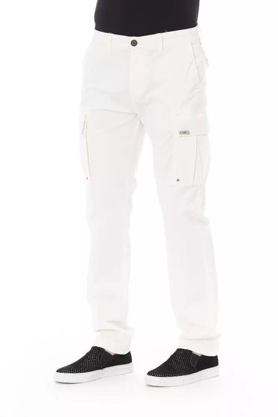 White Cotton Jeans & Pant