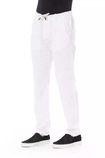 White Cotton Jeans & Pant