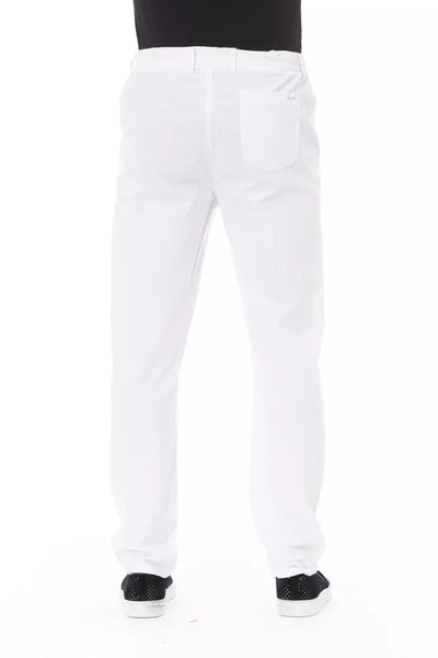 White Cotton Jeans & Pant