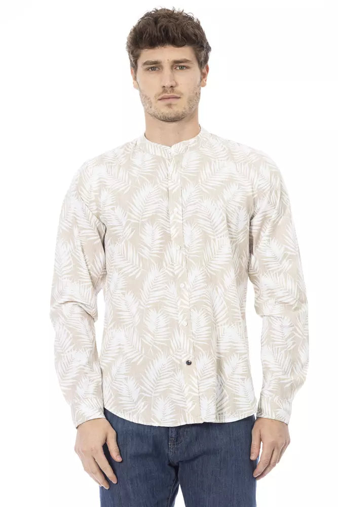 Beige Cotton Shirt