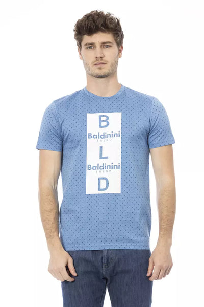 Light Blue Cotton T-Shirt