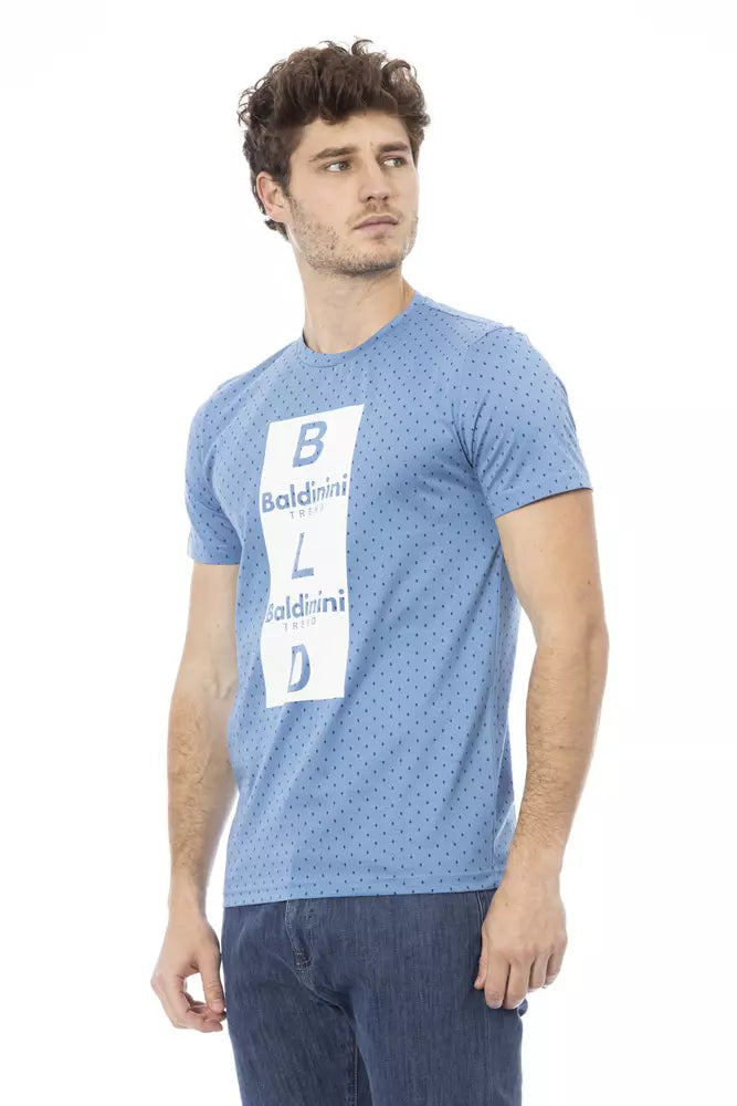 Light Blue Cotton T-Shirt