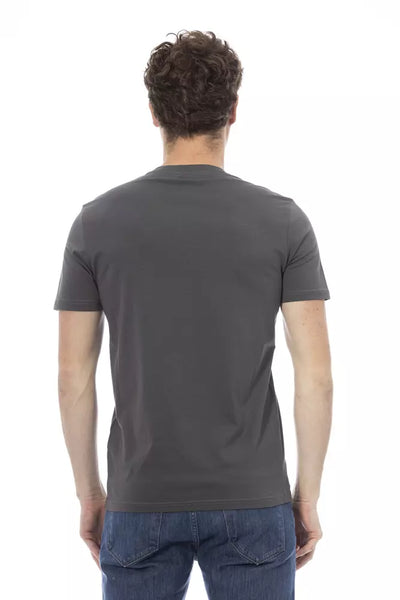 Gray Cotton T-Shirt