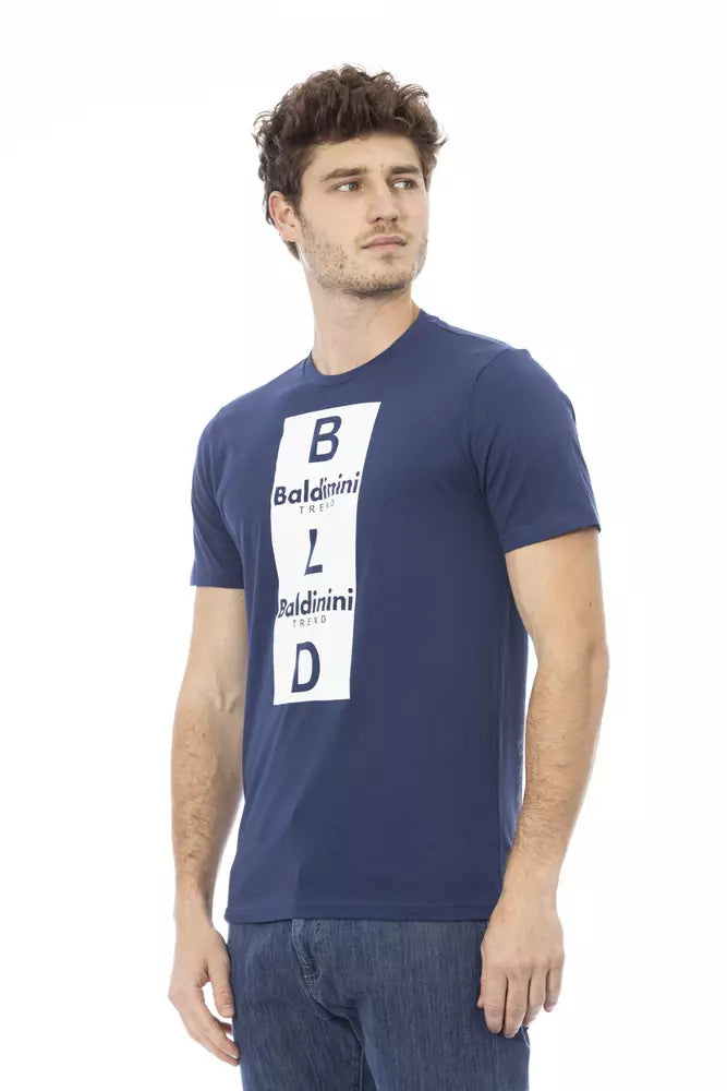 Blue Cotton T-Shirt