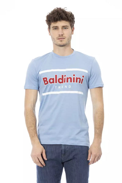 Light Blue Cotton T-Shirt