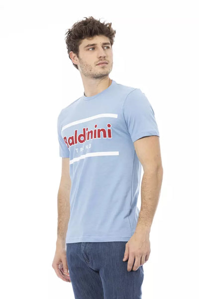 Light Blue Cotton T-Shirt