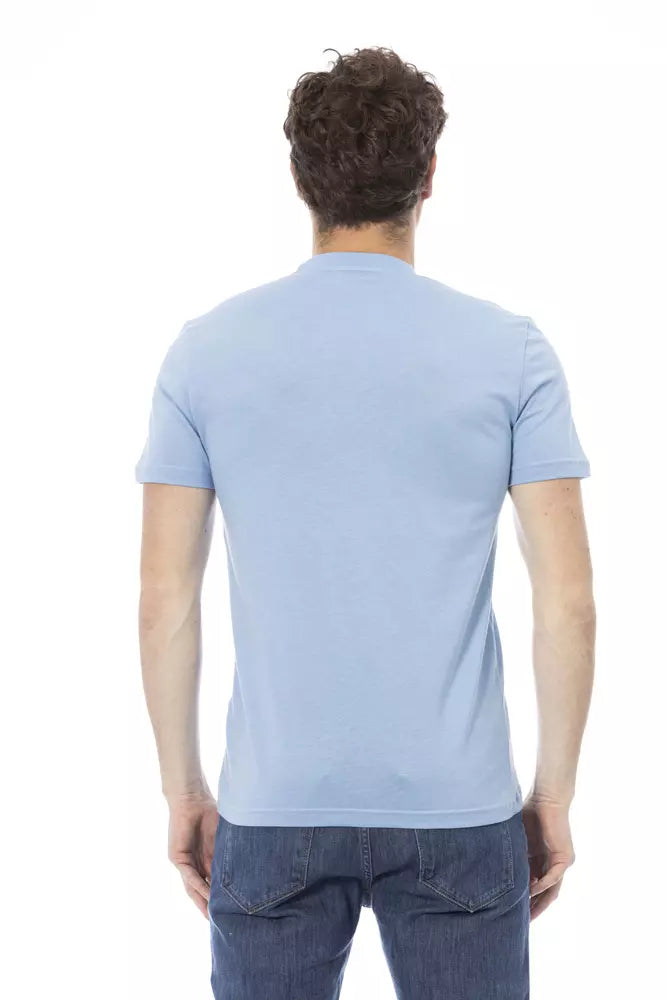 Light Blue Cotton T-Shirt