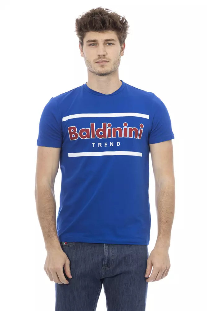 Blue Cotton T-Shirt