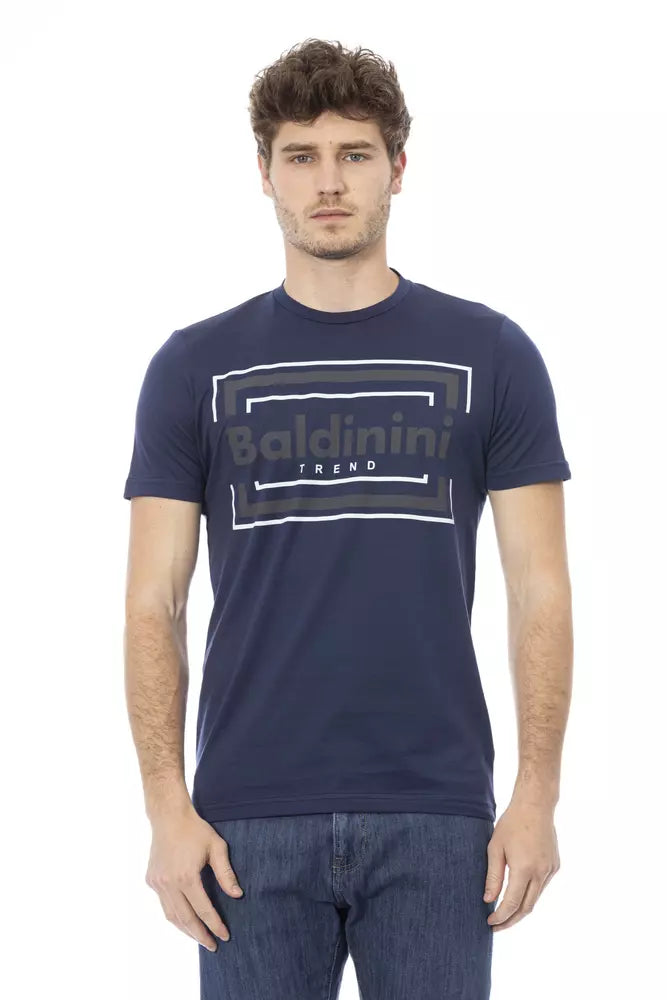 Blue Cotton T-Shirt