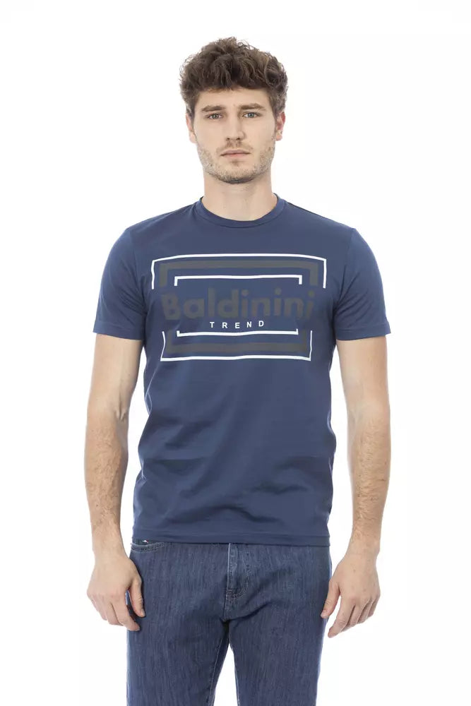 Blue Cotton T-Shirt