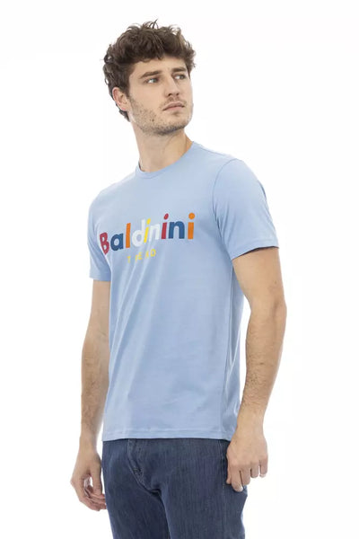 Light Blue Cotton T-Shirt