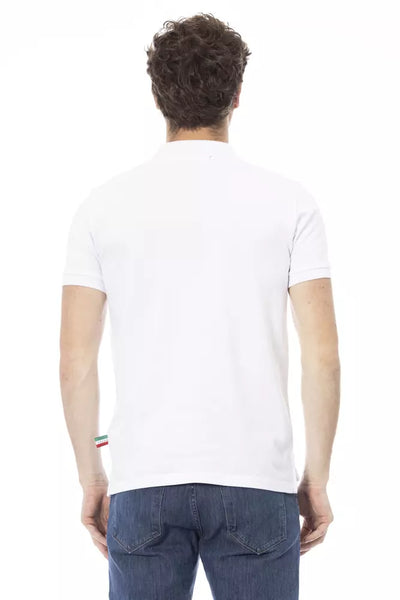 White Cotton Polo Shirt