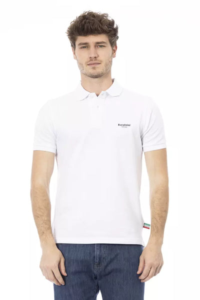 White Cotton Polo Shirt