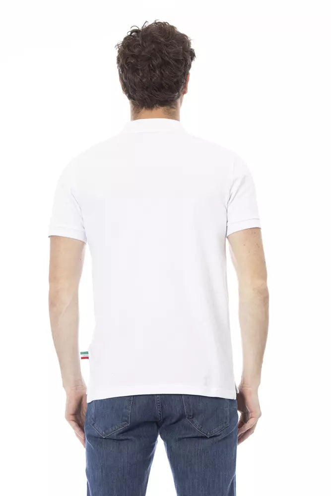 White Cotton Polo Shirt