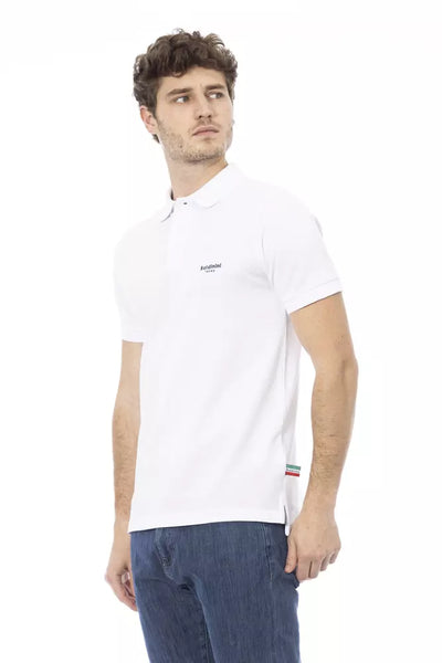 White Cotton Polo Shirt