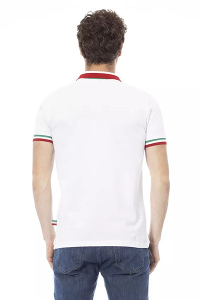 White Cotton Polo Shirt