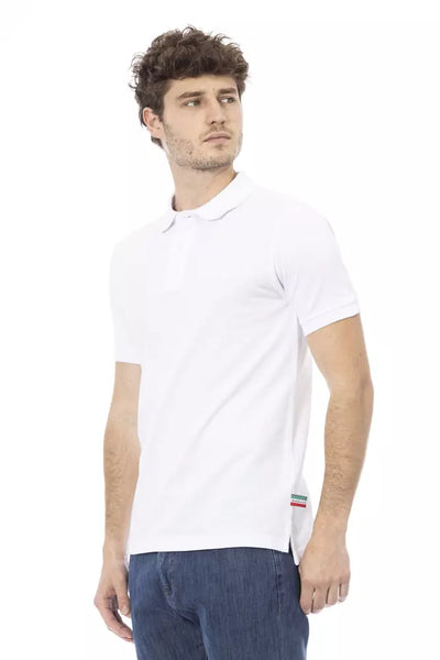 White Cotton Polo Shirt