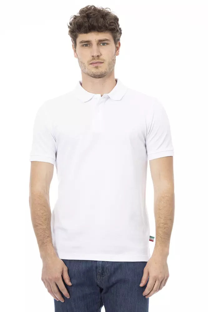 White Cotton Polo Shirt