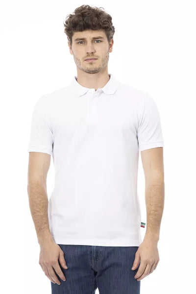 White Cotton Polo Shirt