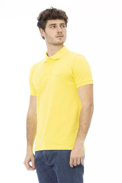 Yellow Cotton Polo Shirt