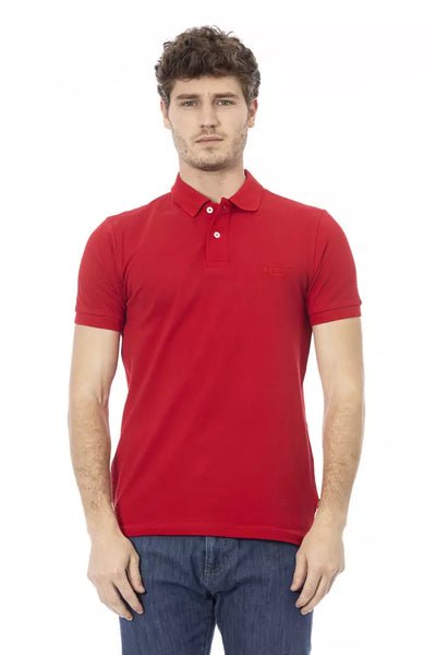 Red Cotton Polo Shirt