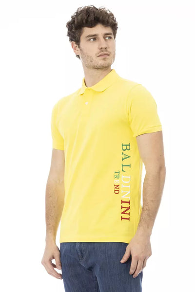 Yellow Cotton Polo Shirt