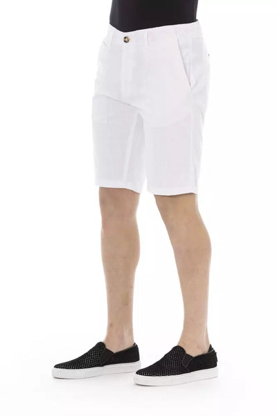 White Cotton Short