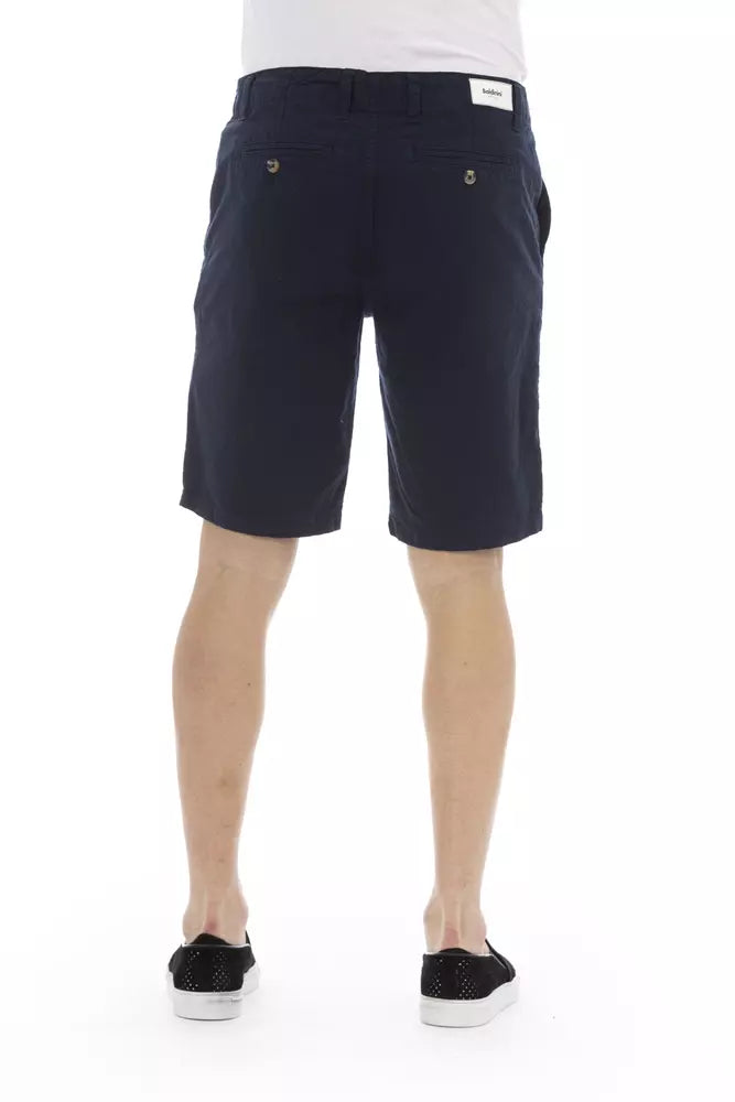 Blue Cotton Short