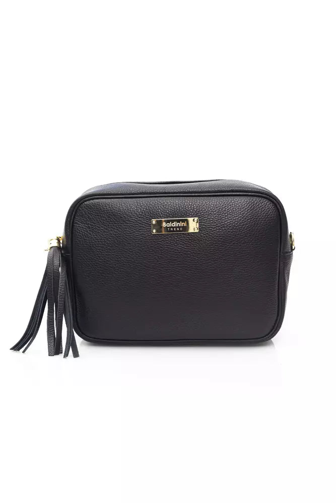 Black COW Leather Shoulder Bag