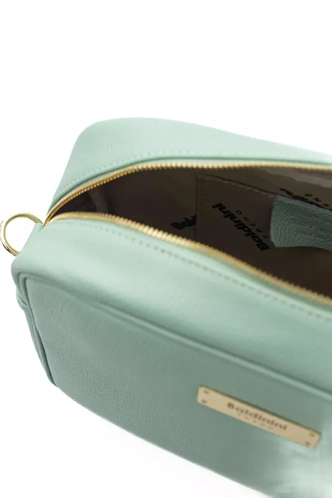 Green COW Leather Shoulder Bag